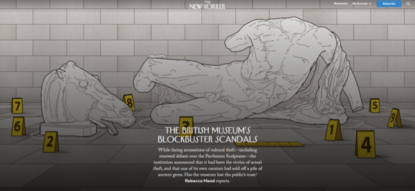 Ο New Yorker για την κλοπή των Γλυπτών του Παρθενώνα από τον Έλγιν: Χρειάστηκε μια 10ετία για τη μεταφορά τους