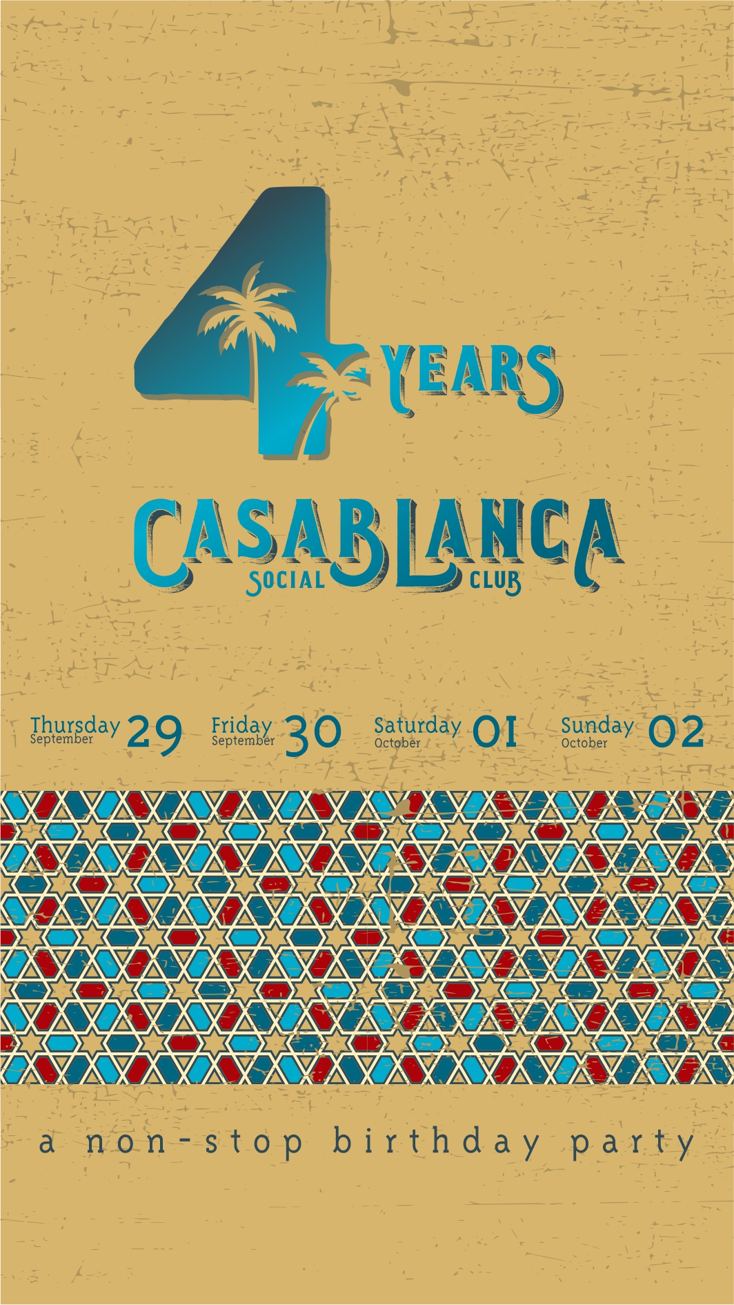 Casablanca social club 4years