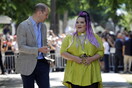 Ο πρίγκιπας Ουίλιαμ συναντήθηκε με την νικήτρια της Eurovision στο Τελ Αβίβ