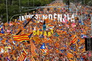 Τεράστια διαδήλωση στη Βαρκελώνη υπέρ της ανεξαρτησίας της Καταλονίας
