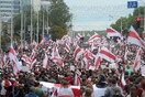Λευκορωσία: 100.000 διαδηλωτές στο Μινσκ ζητούν την παραίτηση Λουκασένκο