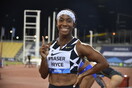 Βίντεο: Η Φρέιζερ- Πράις έγινε η 2η ταχύτερη γυναίκα όλων των εποχών, στα 100 μ.- Τερμάτισε σε 10.63