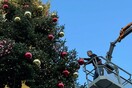 Έτοιμο το χριστουγεννιάτικο δέντρο στο Σύνταγμα