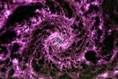Νέα εικόνα από το τηλεσκόπιο James Webb: Ο «σκελετός» ενός γαλαξία -Μωβ στροβιλισμός στο Διάστημα