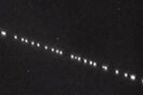 Μυστήριο με την κινούμενη σειρά φώτων στο νυχτερινό ουρανό του Ισραήλ - Πιθανότατα δορυφόροι του Έλον Μασκ