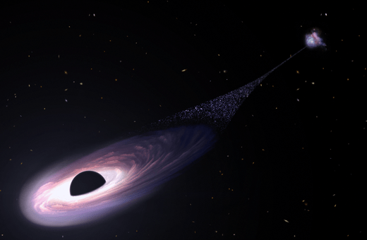 Ερευνητές εντόπισαν μαύρη τρύπα «δραπέτη» σε εικόνες του τηλεσκοπίου Hubble