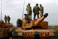 Ο τουρκικός στρατός εισήλθε στην Αφρίν της Συρίας