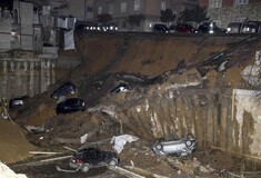 Κρατήρας στη Ρώμη - Αυτοκίνητα έπεσαν μέσα και εκκενώθηκαν κτίρια