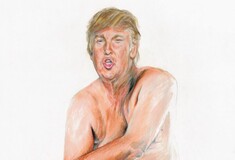 Αντιδράσεις για πίνακα με τον γυμνό Τραμπ με "μικρά προσόντα"