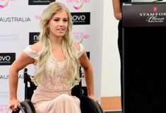 Μια 26χρονη από την Αυστραλία έγινε η πρώτη υποψήφια με αναπηρικό αμαξίδιο στο διαγωνισμό Miss World Australia