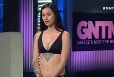 GNTM: Η Καγιά την απέρριψε για τα τατουάζ - Οι κριτές αντέδρασαν και την πέρασαν