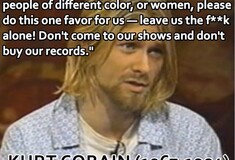 Kurt Cobain: "Ρατσιστές ξεκουμπιστείτε και μη ξαναπατήσετε στις συναυλίες μας"