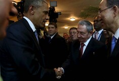 Ιστορική συνάντηση Ομπάμα-Κάστρο