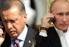 Ο Ερντογάν λέει πως ο Πούτιν δεν σηκώνει το τηλέφωνο