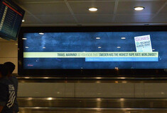Αντιδράσεις για την προειδοποιητική αφίσα "Σουηδία, χώρα του βιασμού" στο αεροδρόμιο Ατατούρκ