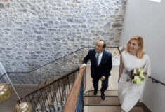 Γαμπρός για πρώτη φορά ο Φρανσουά Ολάντ- Παντρεύτηκε την Ζιλί Γκαγιέ