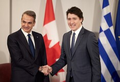 Συμφωνία για επτά νέα Canadair στη συνάντηση Μητσοτάκη - Τριντό στο Μόντρεαλ