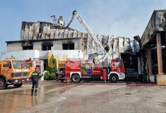 Φωτιά σε εργοστάσιο στη Λαμία: Κάηκαν αποθήκες και γραφεία – Θα λειτουργήσει η παραγωγική μονάδα