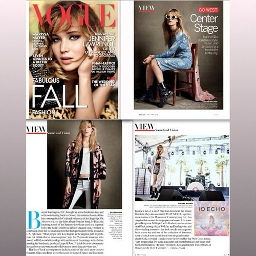 H αμερικανική Vogue αφιερώνει 3 σελίδες σε Ελληνίδα τραγουδίστρια