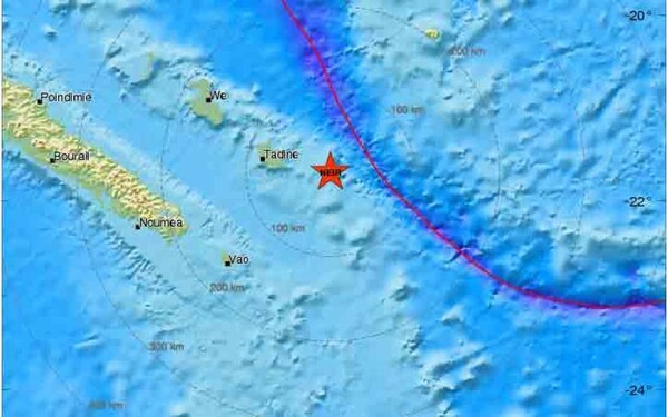 Σεισμός 6,4 Ρίχτερ σημειώθηκε στη Νέα Καληδονία
