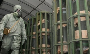 Ο συριακός στρατός δοκίμασε οβίδες χημικών όπλων
