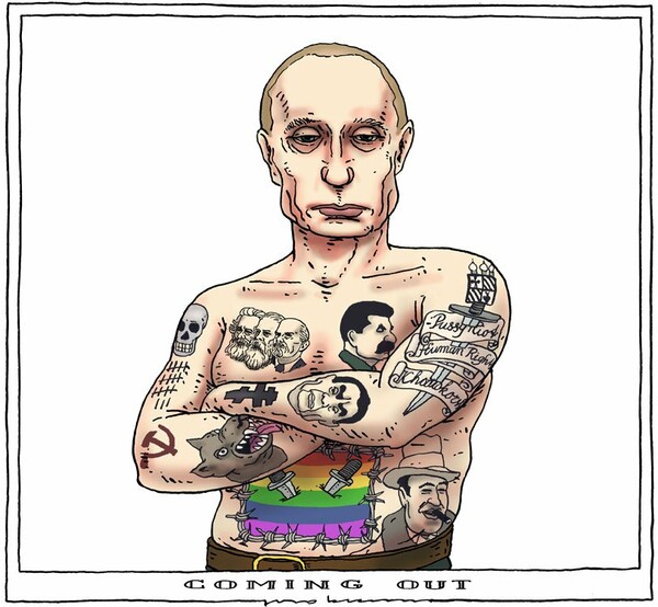 Η γκέι κοινότητα της Ολλανδίας υποδέχεται «θερμά» τον Πούτιν