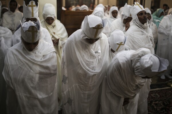 Η μυσταγωγική Ανάσταση στην Αιθιοπική εκκλησία της Αθήνας