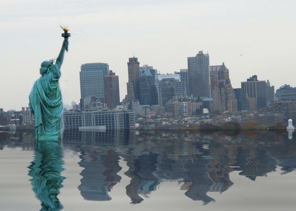 Το χειρότερο σενάριο για το μέλλον βυθίζει κάτω από το νερό τη Νέα Υόρκη, το Λονδίνο και ολόκληρες χώρες