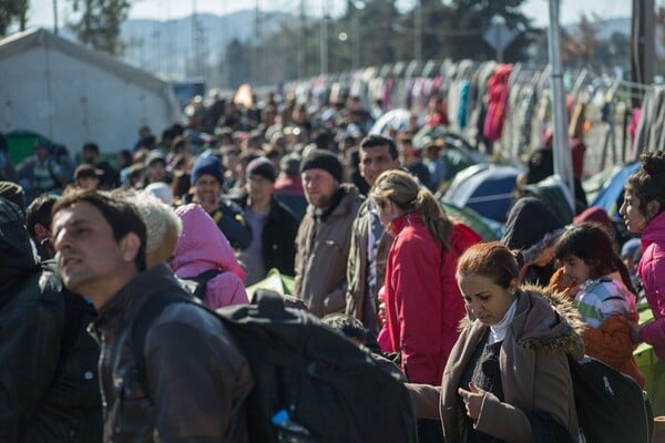 Νέες εικόνες της Ειδομένης από ψηλά - Η προσφυγούπολη με τους 13.000 εγκλωβισμένους