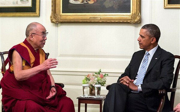 Εκνευρισμός της Κίνας από τη συνάντηση Ομπάμα-Δαλάι Λάμα