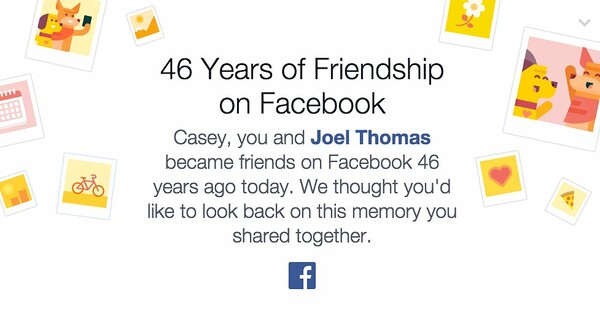 Το Facebook γιόρτασε φιλίες 46 ετών μεταξύ χρηστών εξαιτίας λάθους