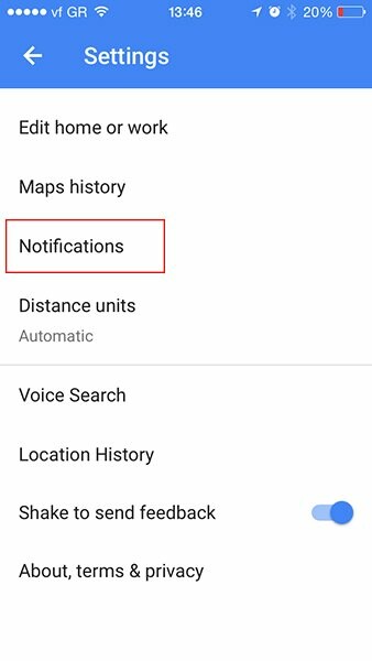 To Google Maps επιτρέπει την αποστολή τοποθεσιών από το PC στο iPhone
