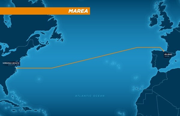 Project Marea: Microsoft και Facebook κατασκευάζουν το πρώτο υπερατλαντικό υποθαλάσσιο καλώδιο που θα συνδέει ΗΠΑ και νότια Ευρώπη
