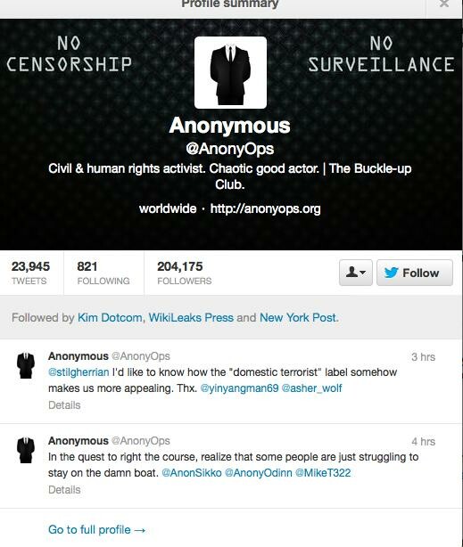 Μέλος των Anonymous αποκαλύπτει γιατί εγκατέλειψε τις ΗΠΑ