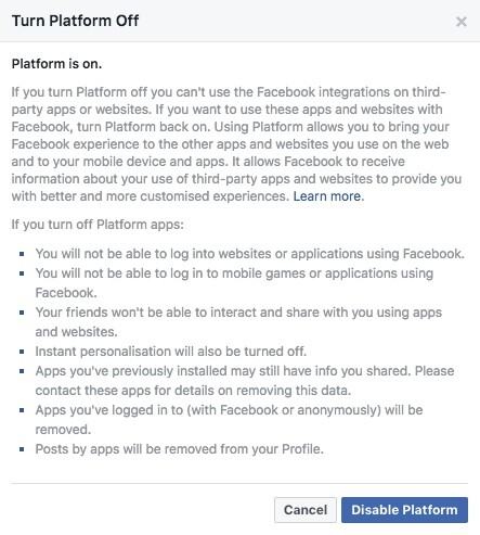 Πώς να αλλάξετε τις ρυθμίσεις σας στο Facebook για να αποκλείσετε την κοινή χρήση της πλατφόρμας