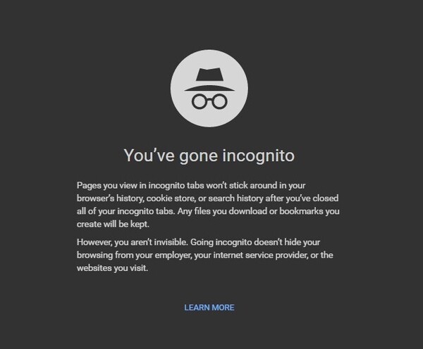 Το «Incognito Mode» των browsers δεν σημαίνει ασφάλεια!
