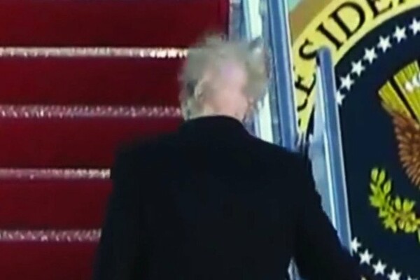 Αυτό το βίντεο με τα μαλλιά του Τραμπ περνά στην ιστορία ως η χειρότερη στιγμή της εικόνας του