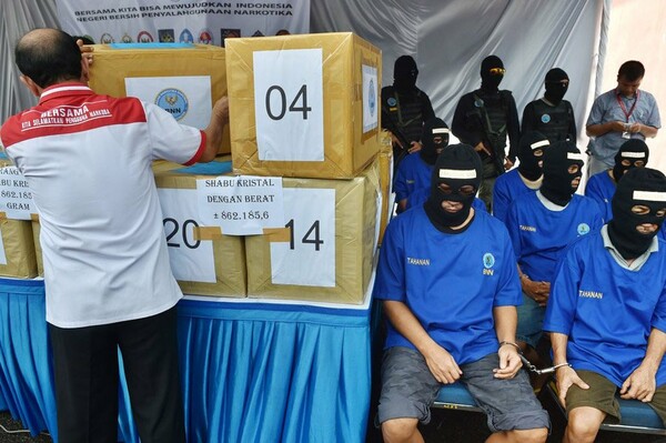 H Ινδονησία θα κάνει 14 εκτελέσεις καταδικασθέντων για διακίνηση ναρκωτικών