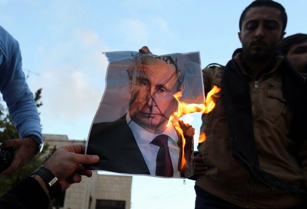 Στην Ιορδανία καίνε τον Πούτιν