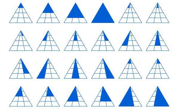 Πόσα τρίγωνα μπορείς να διακρίνεις σε αυτή την εικόνα;