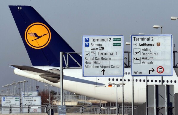 Ακύρωση 900 πτήσεων σήμερα λόγω απεργίας των πιλότων της Lufthansa