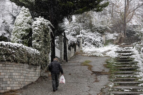 To χιόνι κράτησε 75 σχολεία κλειστά στην Κεντρική Μακεδονία