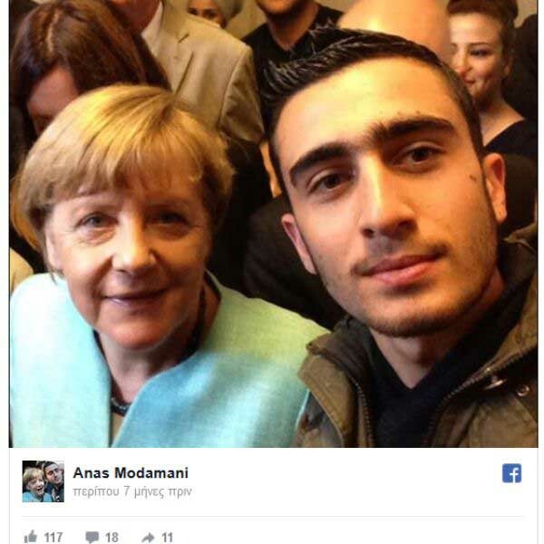 Ο πρόσφυγας που μηνύει το Facebook για τη διάσημη selfie με τη Μέρκελ