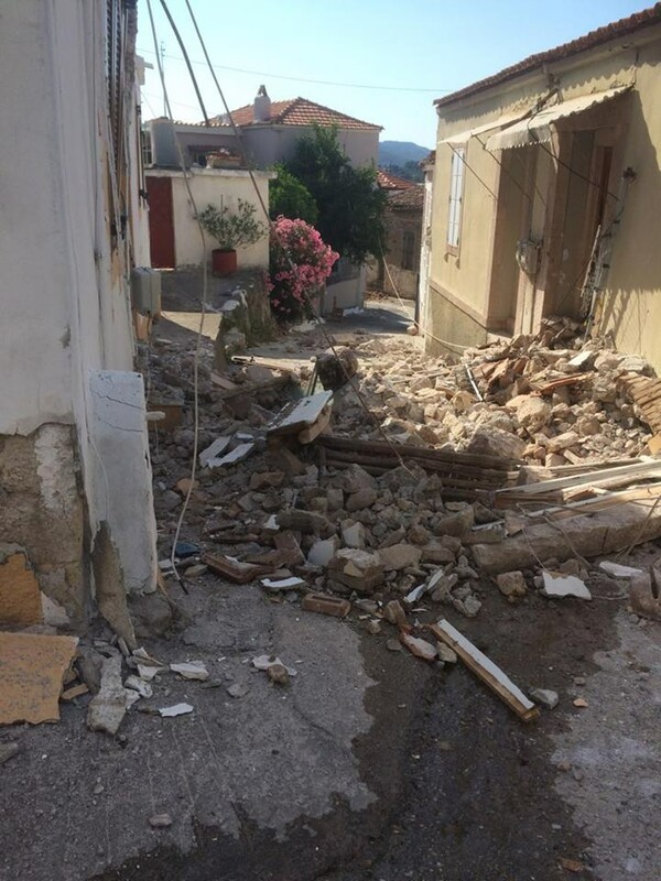 Μυτιλήνη: Νεκρή ανασύρθηκε από τα ερείπια η γυναίκα στη Βρίσα
