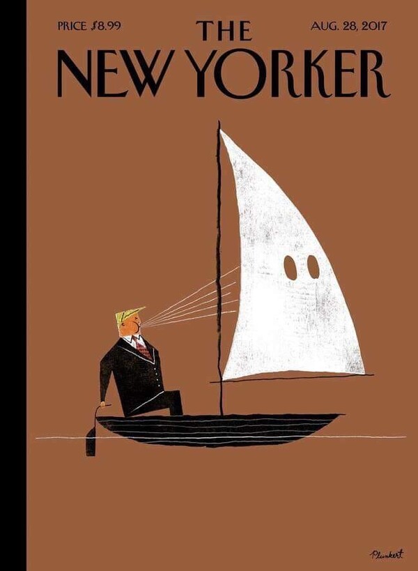 Το εξώφυλλο του νέου τεύχους του New Yorker, λιτό, εύστοχο και απολύτως οδυνηρό