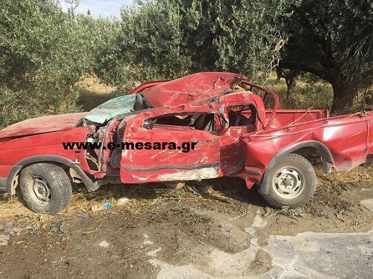 Κρήτη: Σε σοβαρή κατάσταση 18χρονος οδηγός που έχασε τον έλεγχο του οχήματός του