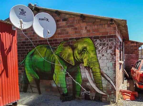 Falko One: Ο Νοτιοαφρικανός street artist που μετατρέπει τις φτωχογειτονιές σε υπαίθριες «γκαλερί»