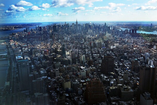 Oι πρώτες πανοραμικές εικόνες απ' το παρατηρητήριο του World Trade Center