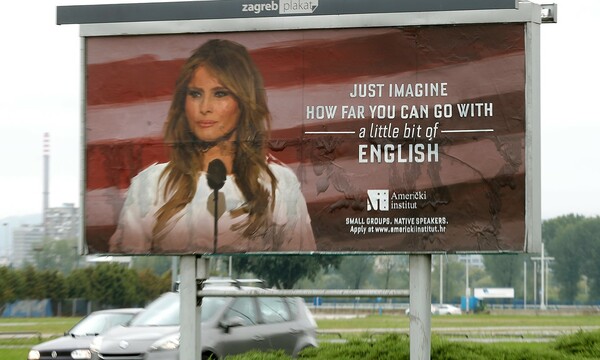 Η διαφήμιση που εξόργισε τη Μελάνια Τραμπ - Τους ανάγκασε να κατεβάσουν τις αφίσες
