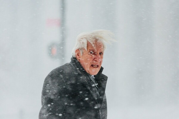 Η Νέα Υόρκη στα λευκά την ώρα της χιονοθύελλας - ΦΩΤΟΓΡΑΦΙΕΣ